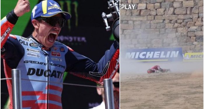MotoGP Aragon: Marquez Jawara Lagi Setelah 3 Tahun Paceklik, Bagnaia Crash!