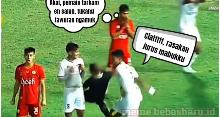 Wasit Sepakbola PON KO Kena Tinju Pemain Sulteng Saat Laga Lawan Aceh, Ini Kronologisnya