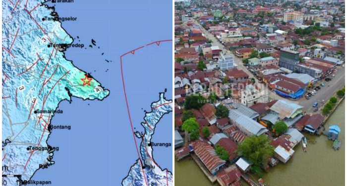 Kalimantan Tak Aman Lagi, Gempa Berkekuatan Besar Hantam Berau, Peringatan Tsunami Terdengar