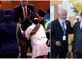 Ibu Iriana Cipika Cipiki dengan Mantan Wapres Try Sutrisno, Prabowo Peluk Mantan Musuh!