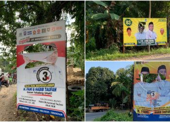 APK H Fani-Habib Taufan Sengaja di Rusak OTK, Paslon Nomor 3 Tanggapi Begini!