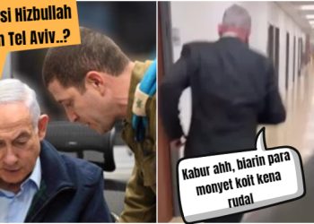 Tel Aviv di Bombardir Hizbullah, PM Netanyahu Terbirit-birit Lari ke Bungker Bersama Menteri-menterinya