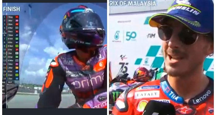 MotoGP Malaysia 2024: Sengit Sejak Awal, Bagnaia Akhirnya Mampu Kalahkan Martin
