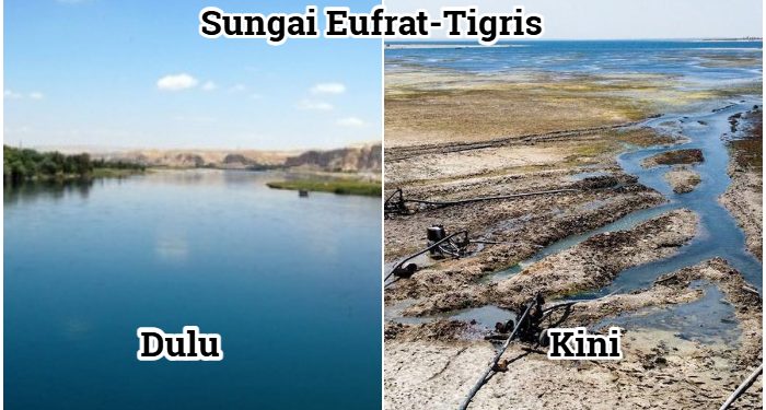 Sabda Rasulullah SAW Terbukti, Sungai Eufrat Kering, Sebentar Lagi Muncul Gunung Emas, Kiamat Makin Dekat?