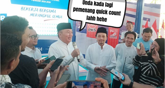 Muhidin-Hasnur Unggul Mutlak Hingga 83 Persen Atas Acil Odah-Rozanie