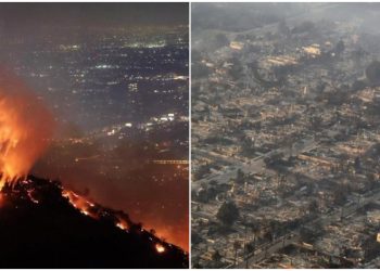 Kota Los Angeles Seolah Kena Bom Nuklir, Api Masih Berkobar Hebat Hingga Kini