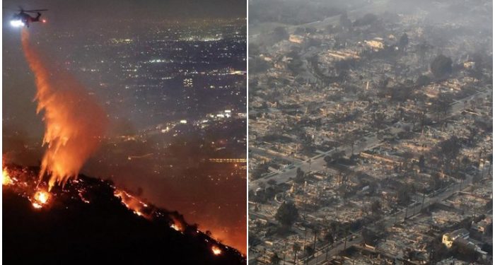 Kota Los Angeles Seolah Kena Bom Nuklir, Api Masih Berkobar Hebat Hingga Kini