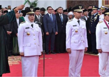 Kepala dan Wakil Kepala Daerah Terpilih Serentak di Lantik Presiden Prabowo 6 Pebruari 2025