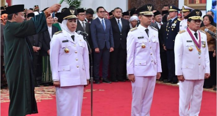 Kepala dan Wakil Kepala Daerah Terpilih Serentak di Lantik Presiden Prabowo 6 Pebruari 2025