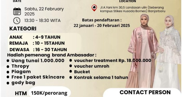 Grand Opening Glams Clinic Banjarbaru Adakan Event Fashion Show, Buruan Daftar!