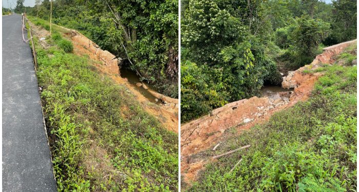 Habiskan Ratusan Miliar, Siring Jalan Nan Sarunai yang Baru 2 Tahun Diresmikan Ambrol…!