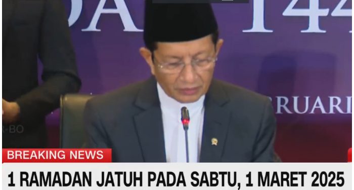 Breaking News: 1 Ramadan 1446 Hijriah Jatuh Hari Sabtu 1 Maret 2025