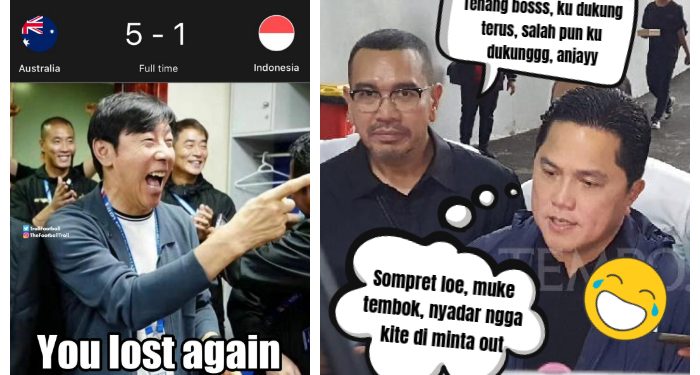 Imbas Kalah Telak 5-1, Erick dan Arya Sinulingga Diminta Out dari PSSI dan Kluivert di Pecat!