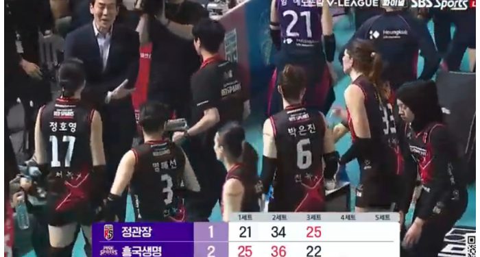 Red Sparks Perpanjang Nafas, Set Ketiga Menang 25-22, Pesta Juara Pink Spiders Tertunda!