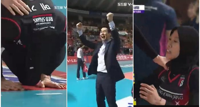 Akhirnya, Spike Keras Megawati Bawa Red Sparks Unggul 3-2 Atas Pink Spiders!