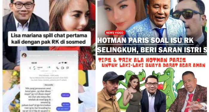 Kisruh Isu Selingking Ridwan Kamil dan Lisa Mariana, Hotman Paris Bilang Begini!