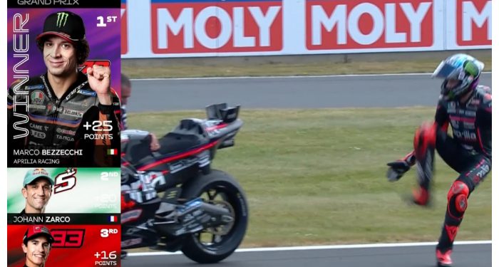 MotoGP British 2025: Quartararo Apes, Pecco Crash, Marc Marquez dan Morbidelli Sengit Sampa Finish