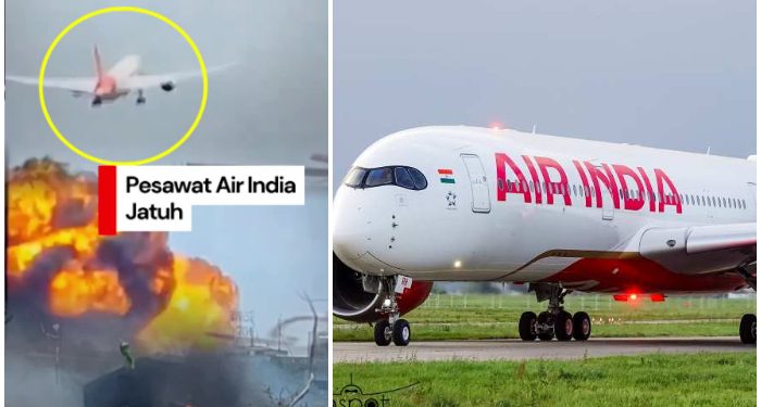 Insiden Maut Pesawat Terbang: Air India Tujuan London Jatuh dan Meledak Usai Take Off