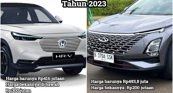 Mobil Cina dan Honda HR-V Harga Bekasnya Anjlok, Ini Penyebabnya!