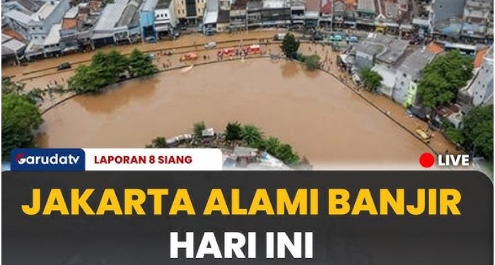 Jakarta Berubah Jadi Danau Raksasa, Banjir Kepung Ibukota!