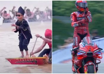 MotoGP Jerman: Bergaya “Aura Farming” Marc Marquez Juara Mudah, Rivalnya Bertumbangan