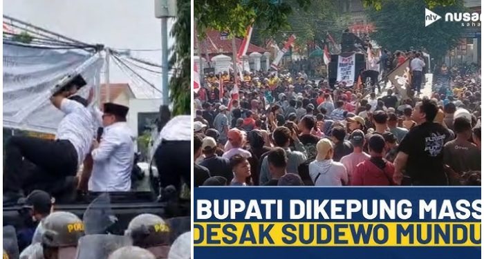 Di Geruduk Pendemo DPRD Pati Bentuk Pansus Pemakzulan Sudewo dari Jabatannya Sebagai Bupati