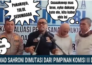 Usai di Copot dari Komisi III DPR Ahmad Sahroni Dikabarkan Kabur ke Singapura