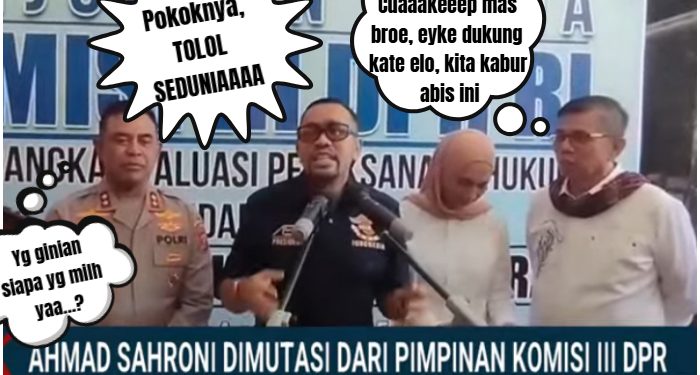 Usai di Copot dari Komisi III DPR Ahmad Sahroni Dikabarkan Kabur ke Singapura