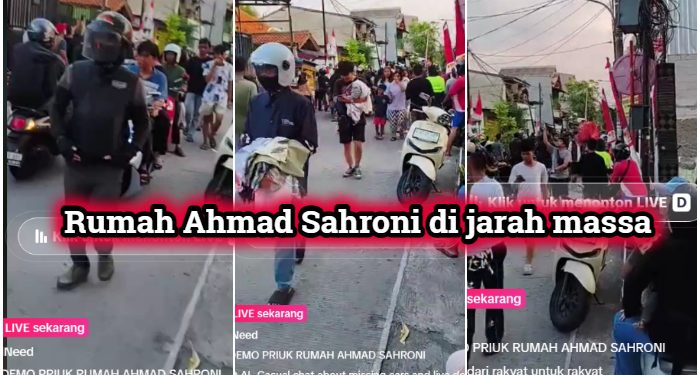 Breaking News: Rumah Mewah Politisi Nasdem Ahmad Sahroni di Priok Di Jarah Massa, Mobil Mewah Hancur!