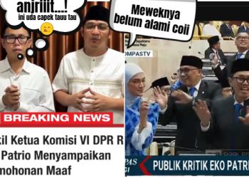 Takut Bernasib Sama dengan Sahroni, Eko Patrio dengan Wajah Memelas dan Mewek Minta Maaf ke Rakyat