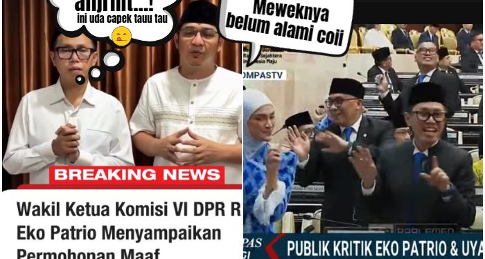 Takut Bernasib Sama dengan Sahroni, Eko Patrio dengan Wajah Memelas dan Mewek Minta Maaf ke Rakyat