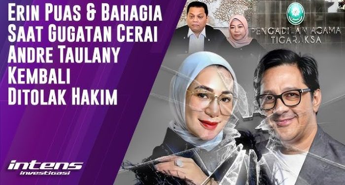 3X Upaya Cerai Kandas, Pertanyaannya, Apakah Secara Agama Pernikahan Andre Taulany dan Erin Masih Sah?