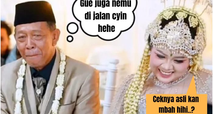 Tergiur Cek 3 Miliar yang di Duga Palsu, Seorang Aki-aki Bangkotan Sukses Persunting Wanita Muda