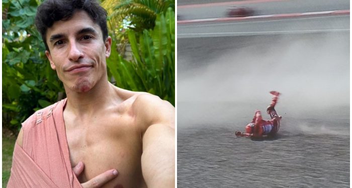 Gagal Berpesta di Mandalika, Marc Marquez Langsung ke Madrid Usai Kecelakaan Fatal