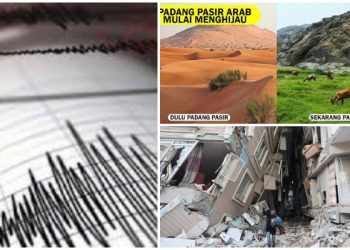 Arab Saudi Gempa Bumi 2X, Sabda Rasulullah SAW Kembali Terbukti Tanda-tanda Kiamat Terus Bermunculan