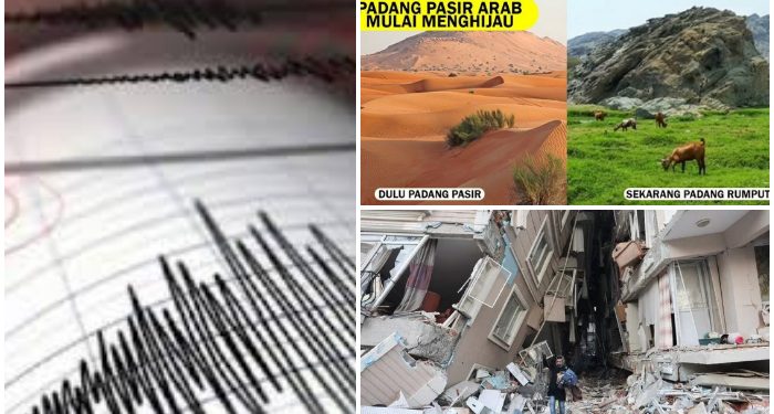 Arab Saudi Gempa Bumi 2X, Sabda Rasulullah SAW Kembali Terbukti Tanda-tanda Kiamat Terus Bermunculan