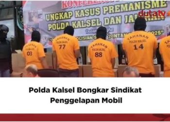 Sindikat Gadai Mobil Modus Leasing Bermasalah Kalsel di Bekuk, Caranya Canggih dan Berliku!