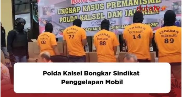 Sindikat Gadai Mobil Modus Leasing Bermasalah Kalsel di Bekuk, Caranya Canggih dan Berliku!