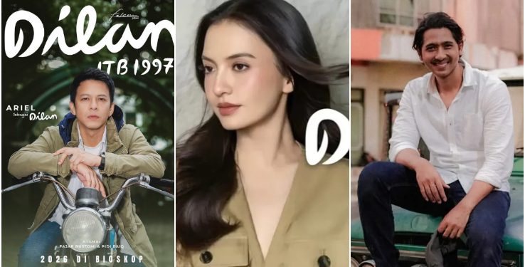 Ariel NOAH dan Arya Saloka Bakalan Rebutan Milea di Film Dilan: ITB 1997