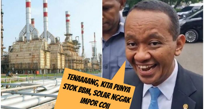 Harga BBM Bertahan, Bahlil Bilang Solar Tak Impor, Bensin Impor 50 Persen!