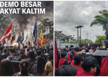 Tiga Tuntutan Warga Kaltim di Aksi Massa Hari Ini, Hentikan Praktek KKN…!
