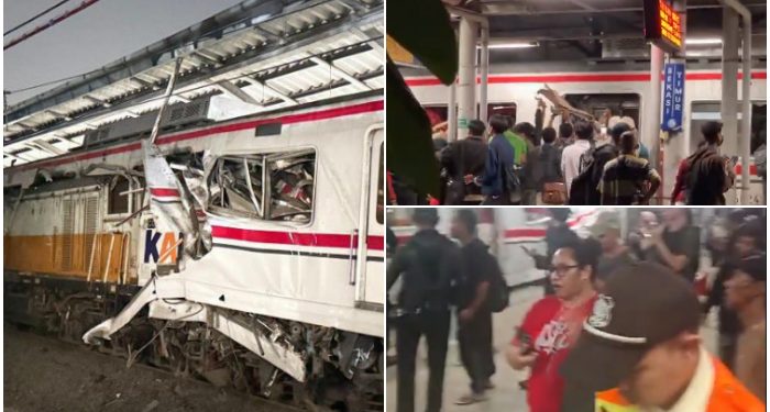 Breaking News: KRL yang Di Tabrak KA Argo Bromo, di Kabarkan 10 Orang Tewas