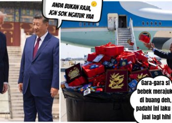 Di Duga Misi Donald Trump Gagal Total dan Ngambek, Semua Cenderamata China di Buang ke Tong Sampah