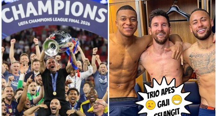 Buang Mbappe-Messi-Neymar, PSG Dua Tahun Beruntun Juara Liga Champions