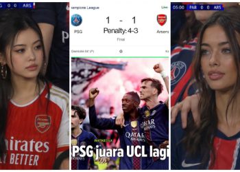 Perkasa di Fase Penyisihan Arsenal Merana di Final UCL, PSG Sangat Beruntung