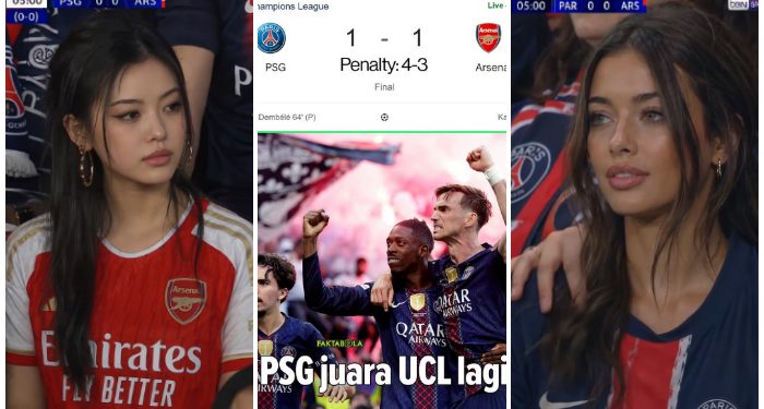 Perkasa di Fase Penyisihan Arsenal Merana di Final UCL, PSG Sangat Beruntung