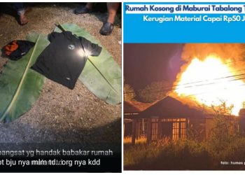 Dua Pelaku di Duga Mau Bakar Rumah Kosong Hampir Tertangkap Warga Di Sulingan dan Tanta