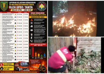 Pelaku Teror Bakar Bangunan Kosong Beraksi Lagi di Desa Tanta, Siang Bolong Dua Bangunan di Bakar!