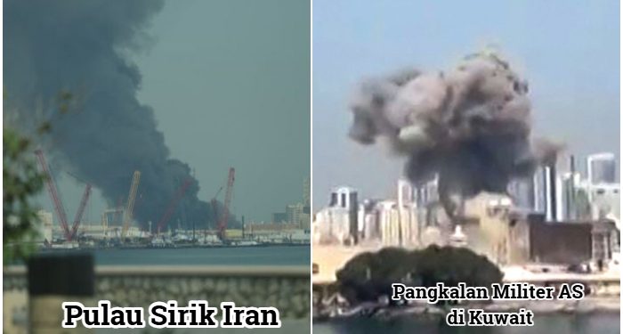 Iran Kembali Balas dan Rudal Pangkalan AS, yang Duluan Menyerang Pulau Sirik