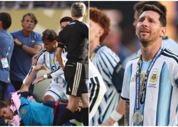 Sikap Tak Terpuji Timnas Argentina, Nahuel Molina Bikin Keributan, Kompak Balik Badan Usai Pengalungan Medali!